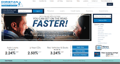 Desktop Screenshot of christianfinancialcu.com